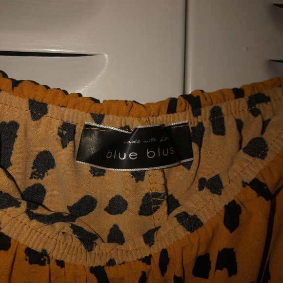 Gold and Black Strapless Romper with Tie - Picture 2 of 4